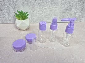 Set 7 piezas cosmeticos viaje